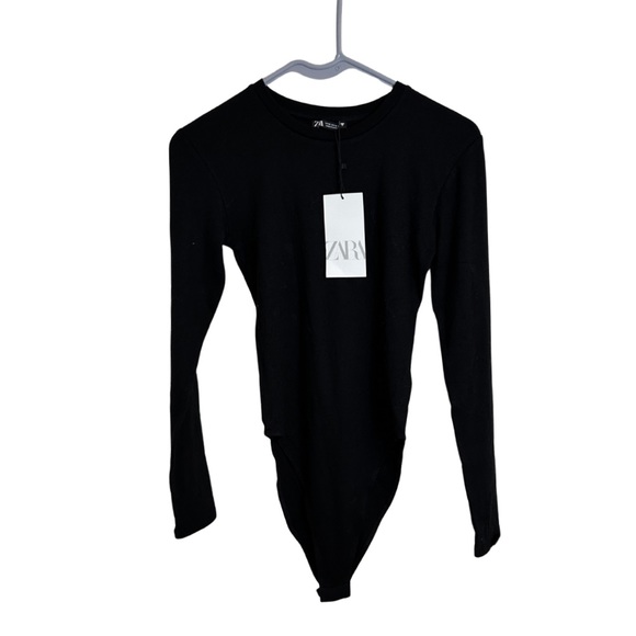 Zara Tops - NWT Zara Black Long Sleeve Bodysuit